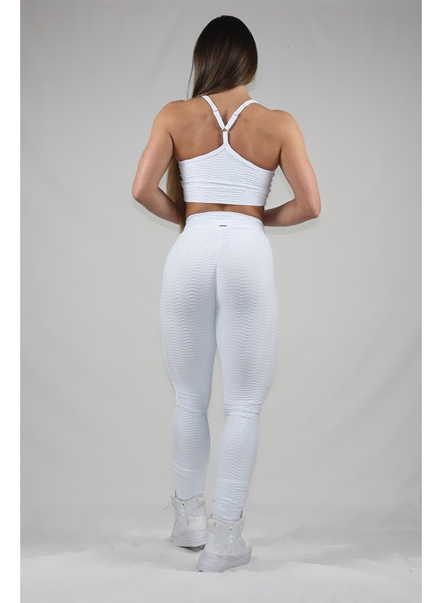 Calça Branca Legging Para Celulite Calça Legging Essence White